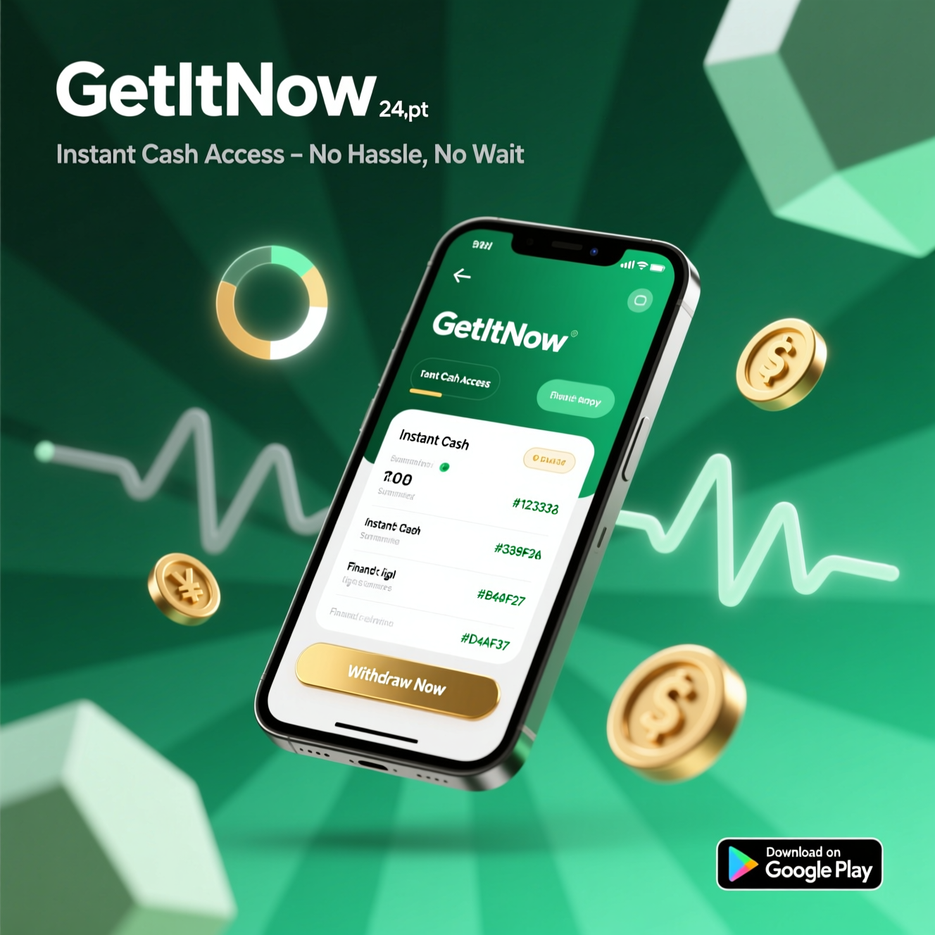 Micro loan mobile app interface